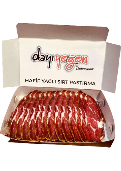 Dayı Yeğen Hafif Yağlı Sırt Pastırma 500 gr Doğal- Kayseri