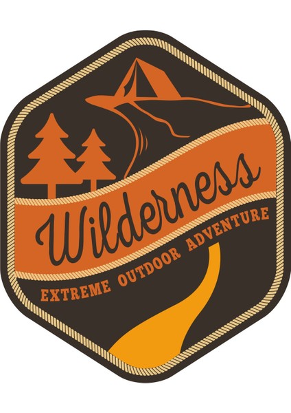 Outdoor Adventure Camping Sticker - 22061