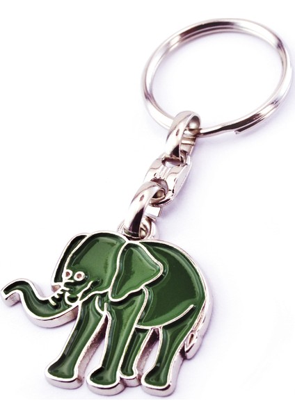 Fil Yeşil Anahtarlık