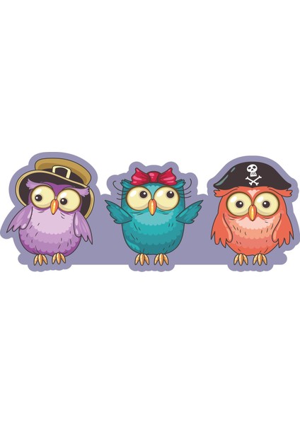 Sevimli Kuşlar Sticker - 17266