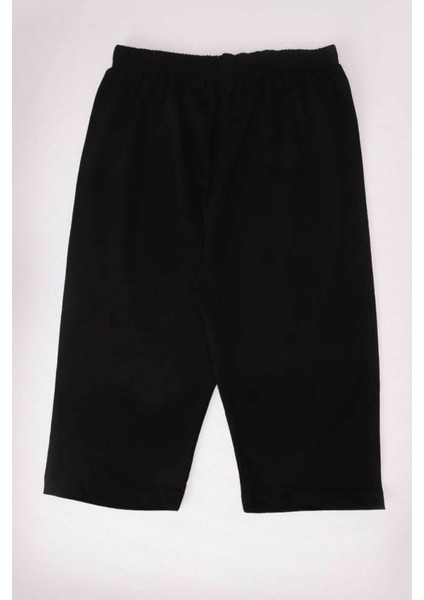 12'li Paket %100 Pamuk Bayan Kısa Tayt