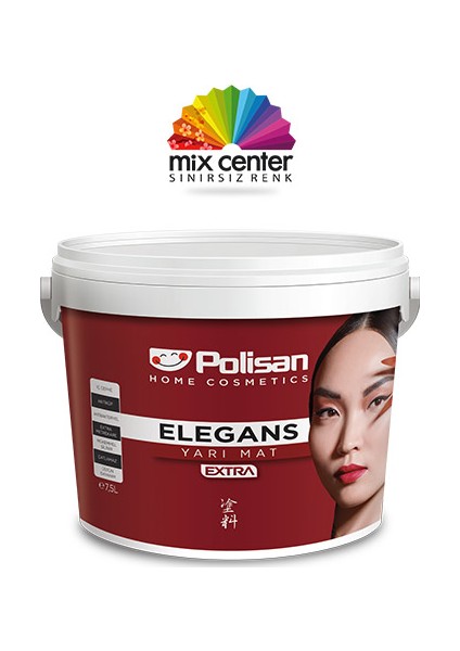Elegans Extra Yarı Mat Antibakteriyel Iç Cephe Boyası Tüm Renkler 2,5 Litre - 3,5 Kilogram Beyaz