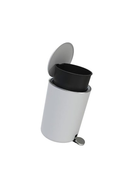 Lenox 5 Lt Pedallı Çöp Kovası Beyaz