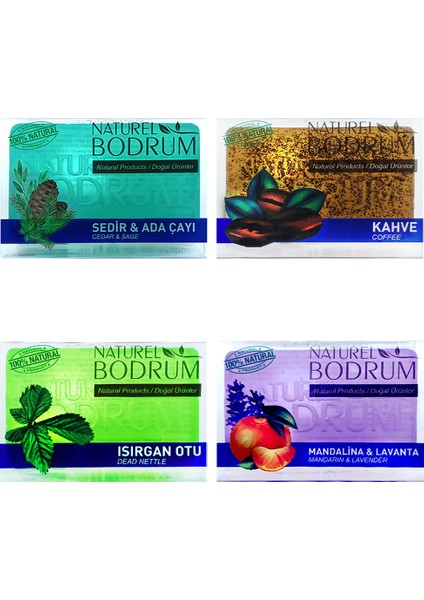 Gliserinli Doğal Sabun Seti 4 x 100 gr
