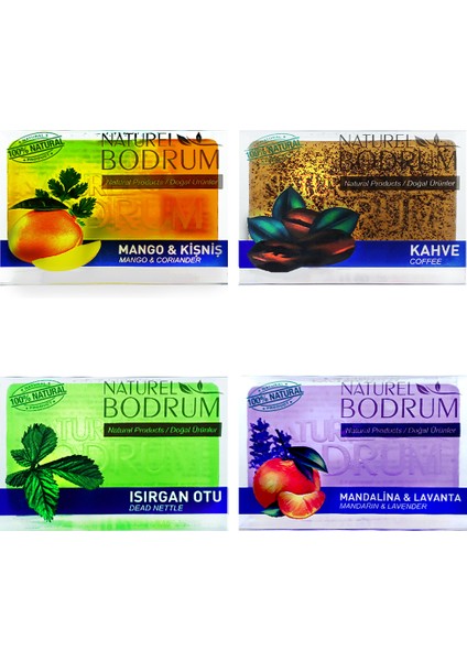 Gliserinli Doğal Sabun Seti 4 x 100 gr