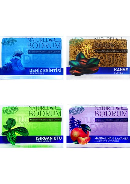 Gliserinli Doğal Sabun Seti 4 x 100 gr