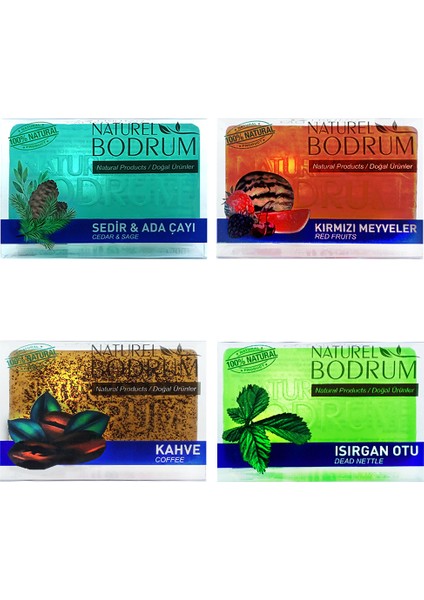 Gliserinli Doğal Sabun Seti 4 x 100 gr
