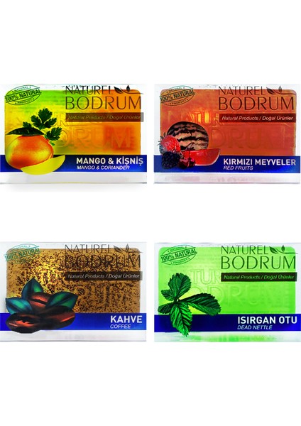 Gliserinli Doğal Sabun Seti 4 x 100 gr