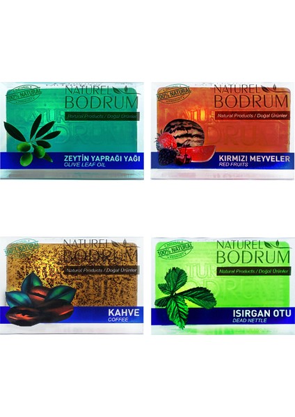 Gliserinli Doğal Sabun Seti 4 x 100 gr