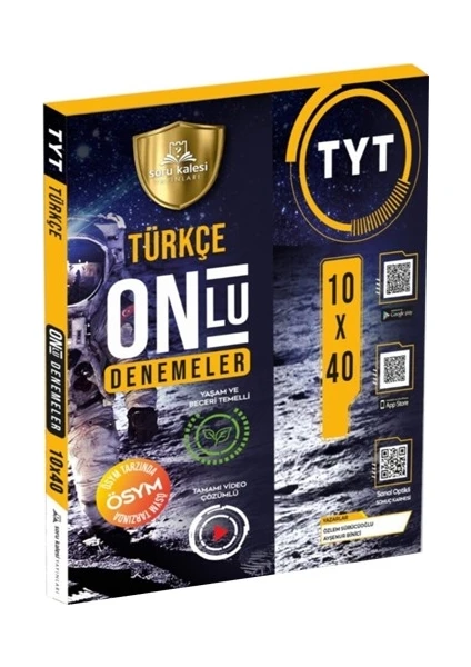 Soru Kalesi Yayınları TYT 10'lu Türkçe Branş Denemesi 10 x 40