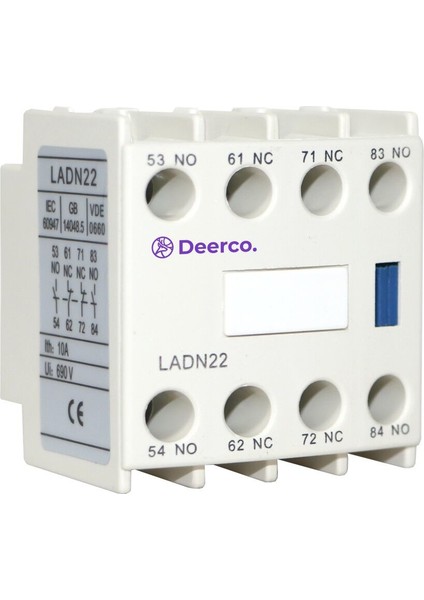 2no 2nc Yardımcı Kontak