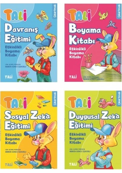 Tali Etkinlikli Boyama Seti (4 Kitap) - Berrin Göncü Işıkoğlu