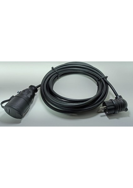 Tekli Kauçuklu 3x1.5 mm Uzatma Kablosu 2 Metre