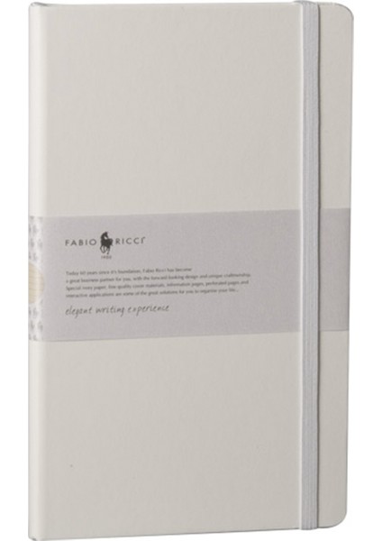 Elio Çizgili Defter 13 x 21 cm Beyaz