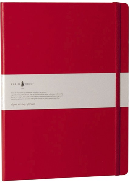 Elio Kareli Defter 19 x 25 cm Kırmızı