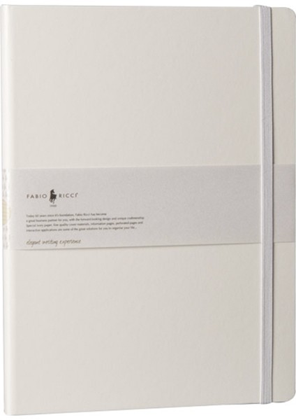 Elio Noktalı Defter 19 x 25 cm Beyaz