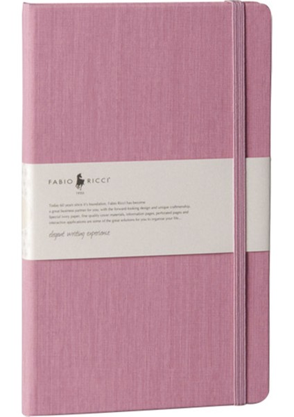 Lepidus Çizgili Defter 13 x 21 cm Pembe