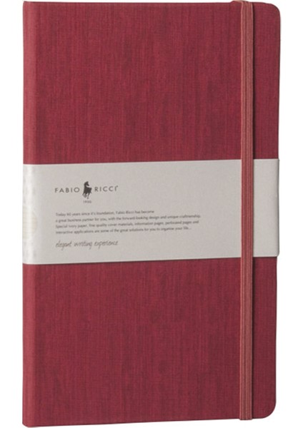 Lepidus Çizgisiz Defter 13 x 21 cm Bordo