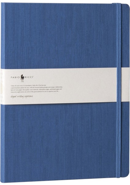 Lepidus Noktalı Defter 19 x 25 cm Saks Mavisi
