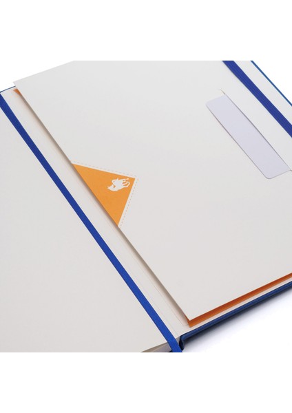Lepidus Noktalı Defter 19 x 25 cm Saks Mavisi