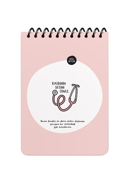 A6 Çizgili Defter - Kalbinin Sesini Dinle