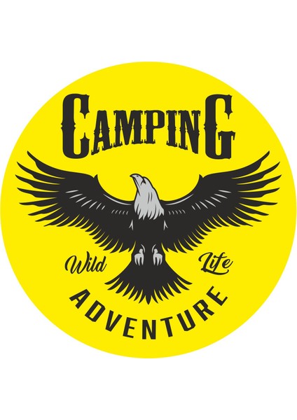 Outdoor Adventure Camping Sticker - 22088