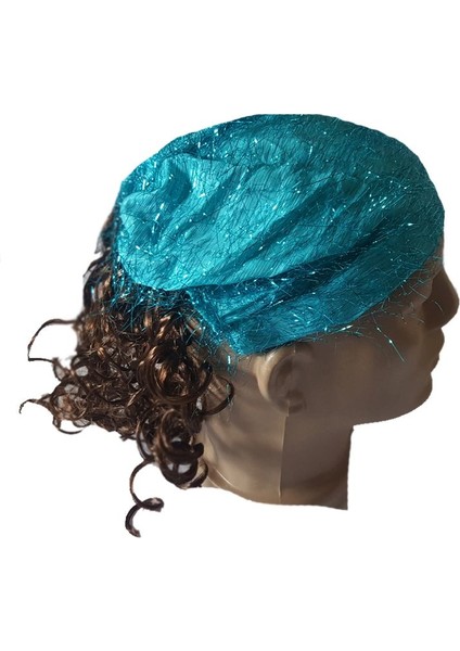 Mavi Renk Bandanalı Kahverengi Saçlı Puruk