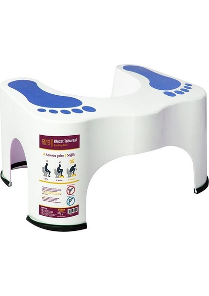 Medikal Klozet Taburesi Tuvalet Basamağı- Medical-Toilet Stool 30 x 44,5 x 21,5