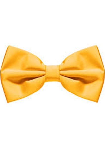 Çocuk Yetişkin Uyumlu Gösteri Papyon Sarı Renk