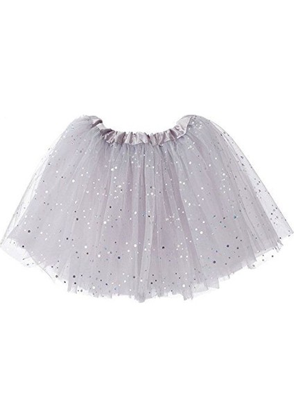 Beyaz Renk Tül Etek Bale Tütü 3-8 Yaş Çocuk