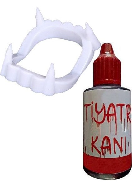 Dracula Vampir Dişi ve Vampir Kanı Set 1 Adet
