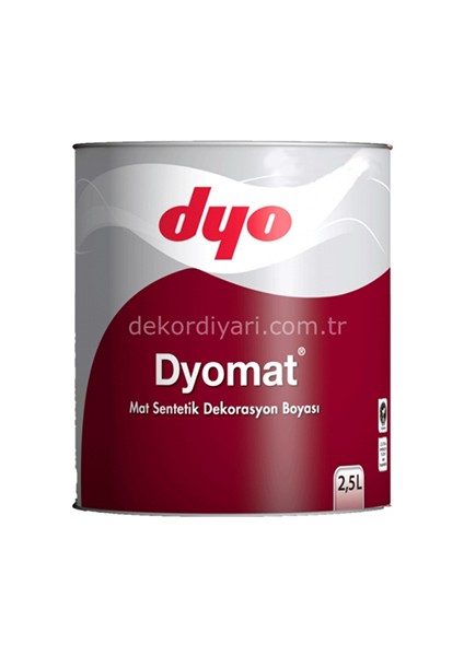 Dyomat Dekorasyon Amaçlı Siyah Boya 2,5 Lt