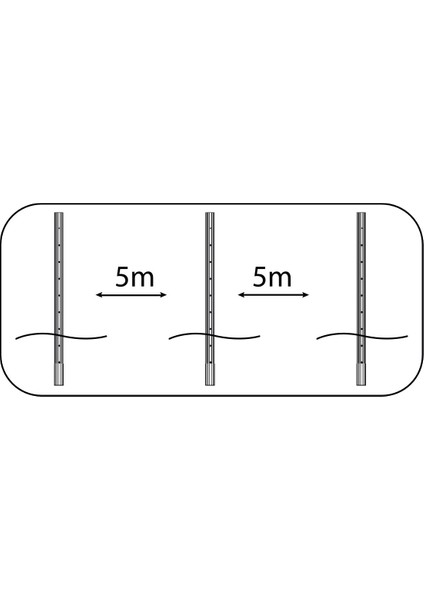 Metal Direk (Ara) 200CM Butafıx 52X35MM