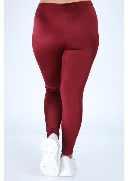 Lir Kadın Büyük Beden Tayt Bordo L2325 indirimleri