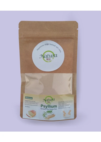 Natura Will- Psyllium- Karnı Yarık Otu Tohumu Tozu