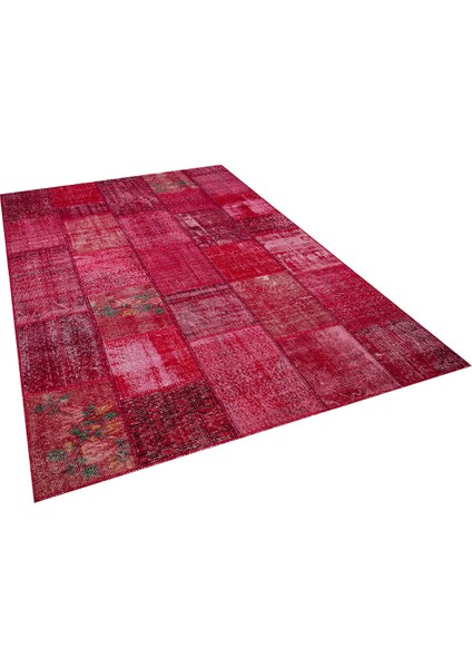 Patchwork Sbt Red 6.00M2 El Dokuma Halı