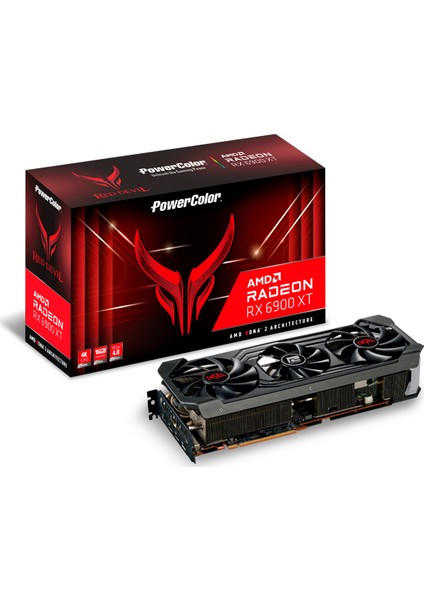 Red Devil RX6900XT 16GB 256BIT Gddr6 Dx-12 Pcı Express 4.0 Ekran Kartı (Axrx 6900XT 16GBD6-3DHE/OC)