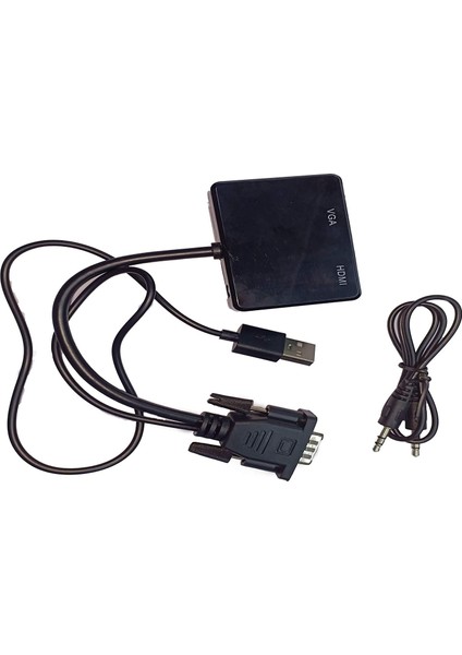 4772 VGA To VGA + HDMI + 3.5mm Çevirici Dönüştürücü Çoklayıcı Adaptör