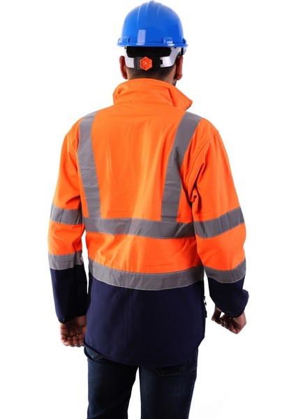 Eser - Softshell Yönetici Montu - Turuncu