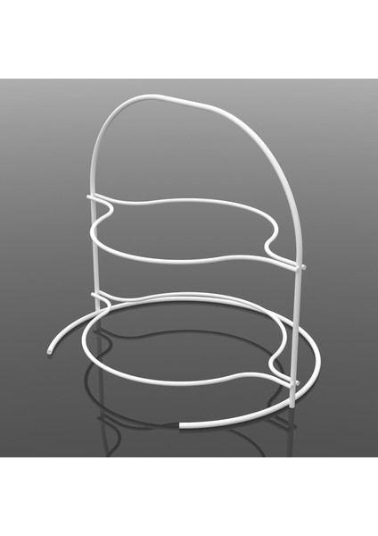 2'li Servis Standı & Dolap Içi Raf Beyaz MG072