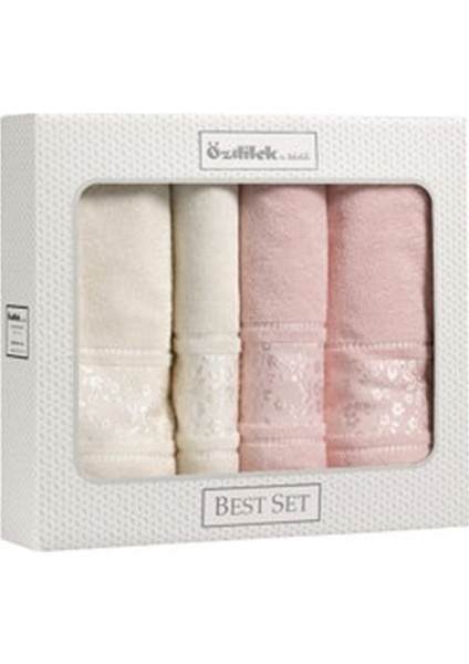 Hamam Takımı Camellia Krem Pembe fiyatları