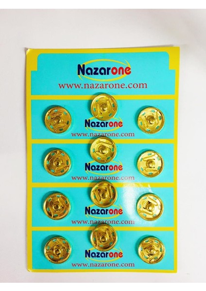Çıt Çıt Düğme Gold 1,7 Cm X 12 Adet