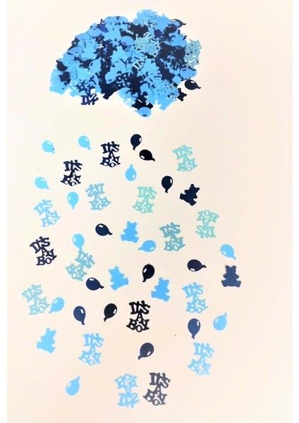 Masa Serpme Konfeti Baby Boy