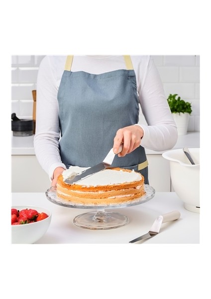 Lattbakad 2'Li Gri Pasta Spatulası