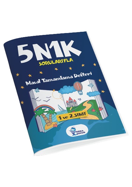 5N1K Sorularıyla Masal Tamamlama Defteri