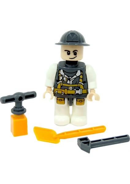 Construction Işçi Figürü LEGO Seti