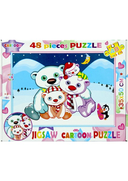 Jigsaw Cartoon Puzzle 48 Parça