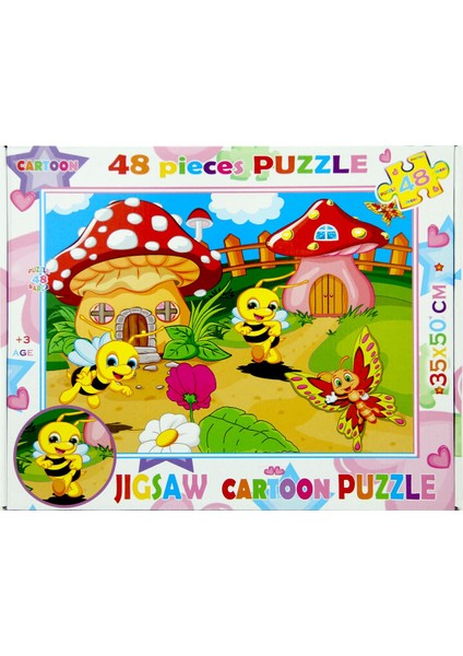 Jigsaw Cartoon Puzzle 48 Parça