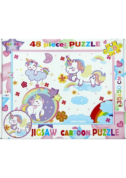 Jigsaw Cartoon Puzzle 48 Parça