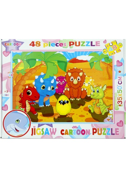 Jigsaw Cartoon Puzzle 48 Parça